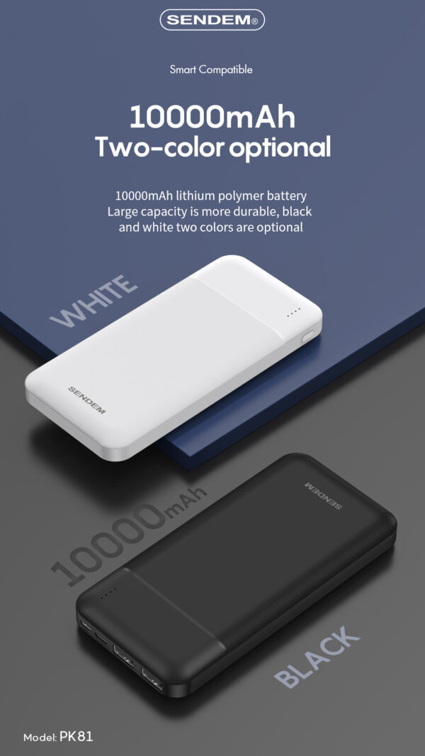 Sendem PK81 10000Mah PowerBank - Image 6