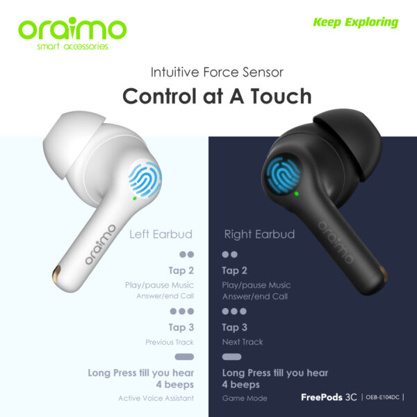 Oraimo Wireless Earbuds - Image 3