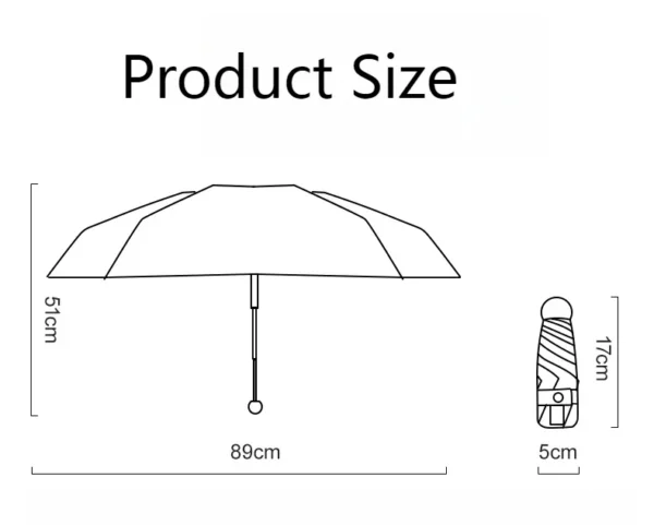 Pocket Oval,Box Shape Umbrella - Image 8