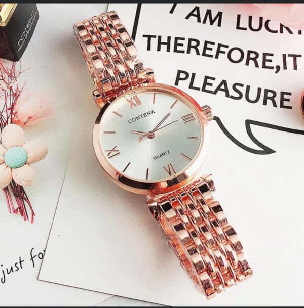 Contena Rose Gold Ladies Watch