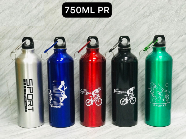 Steel Sport Water Bottle - 750ML