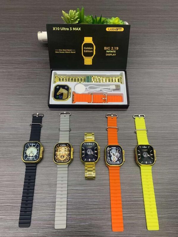 X10 Ultra 3 Max Golden Edition Smartwatch