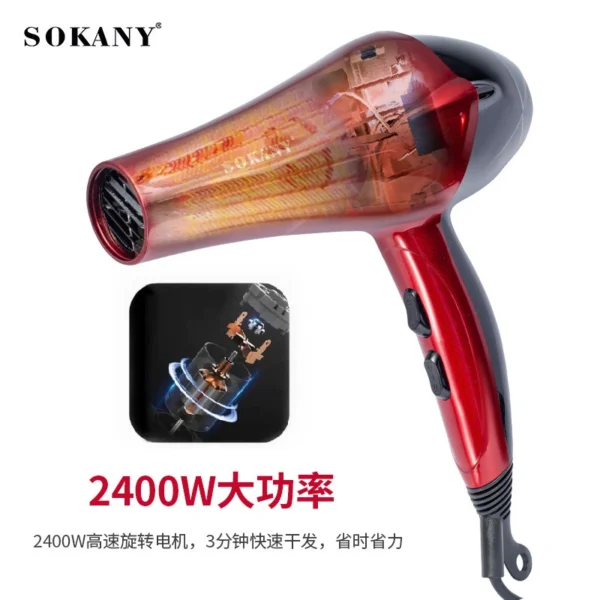 Sokany Hair Dryer SK-2211 - Image 2