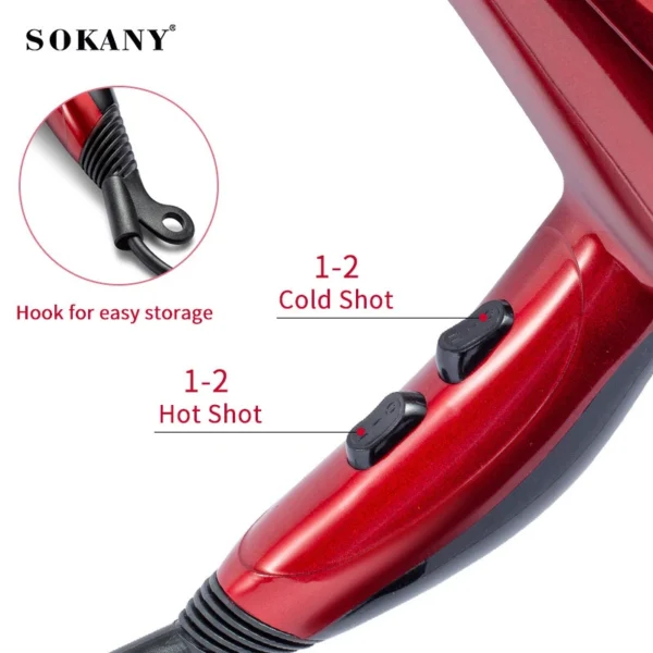 Sokany Hair Dryer SK-2211 - Image 6